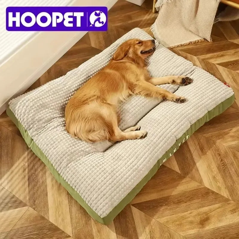 Cuccia imbottita per cani e gatti HOOPET, grigio verde
